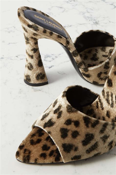 saint laurent leopard shoes